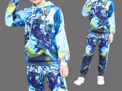 Παιδικό σετ με κορδόνια και κουκούλα