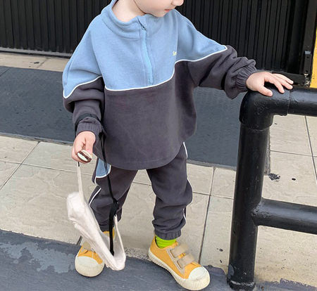 Παιδικό καθημερινό σετ  με φερμουάρ - για αγόρια