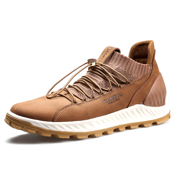 Muške kožne planinarske cipele s vezicama