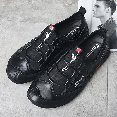 Ανδρικές μπότες πεζοπορίας από οικολογικό δέρμα