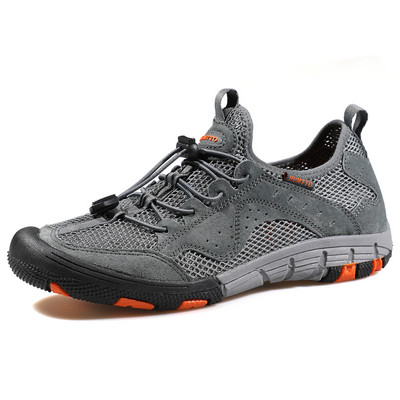 Αντιολισθητικές καλοκαιρινές ανδρικές μπότες πεζοπορίας - δύο μοντέλα