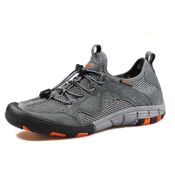 Αντιολισθητικές καλοκαιρινές ανδρικές μπότες πεζοπορίας - δύο μοντέλα