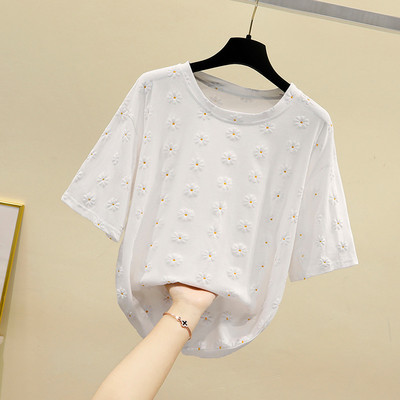 Ženska cvjetna majica kratkih rukava