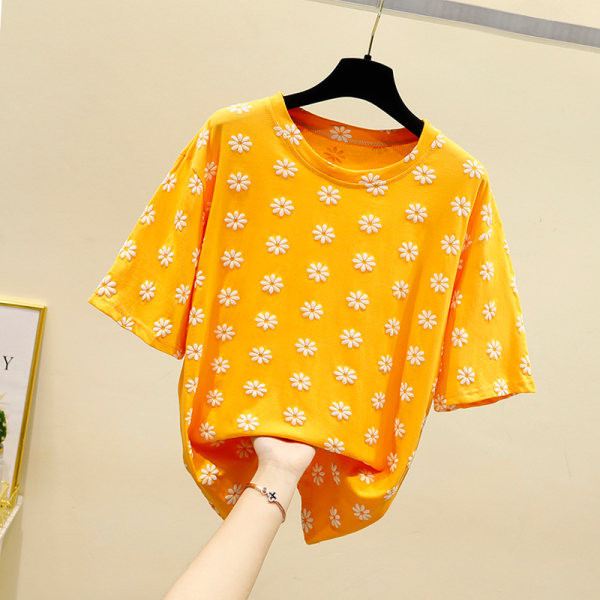 Ženska cvjetna majica kratkih rukava