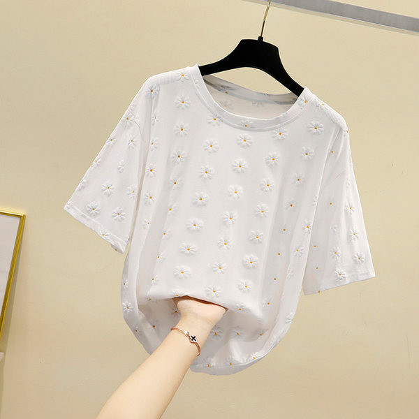 Ženska cvjetna majica kratkih rukava