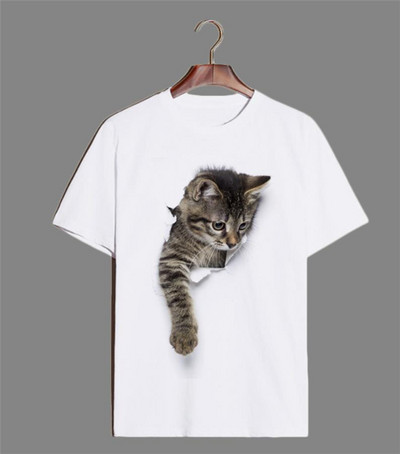 Ležerna majica s aplikacijom - kat