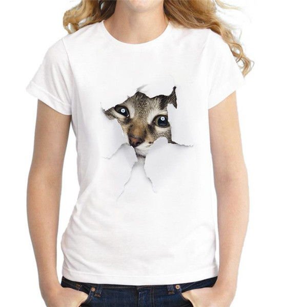 Ležerna majica s aplikacijom - kat