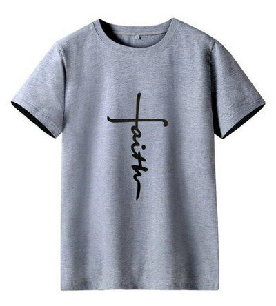 Casual μπλουζάκι με επιγραφή για γυναίκες