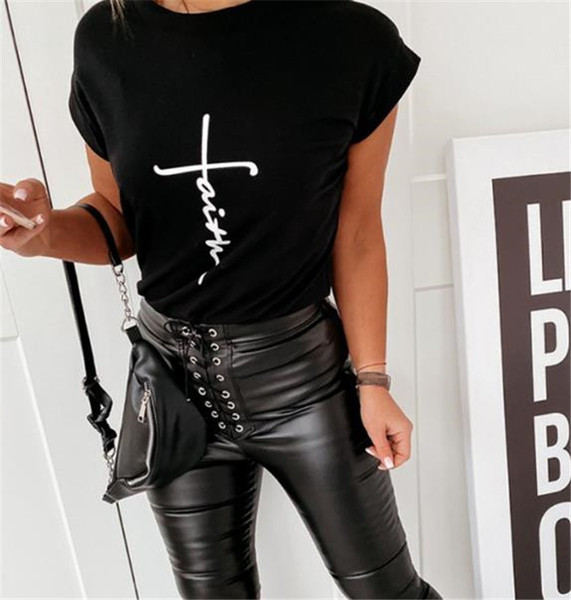 Casual μπλουζάκι με επιγραφή για γυναίκες