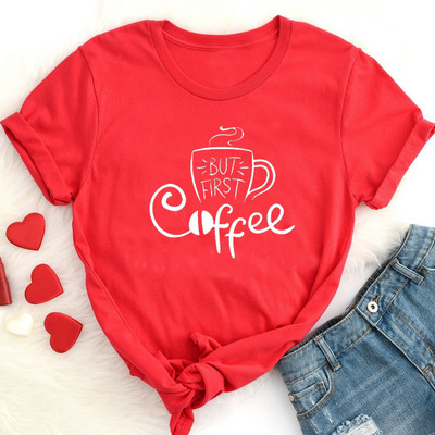 Casual γυναικείο μπλουζάκι με απλικέ και οβάλ ντεκολτέ