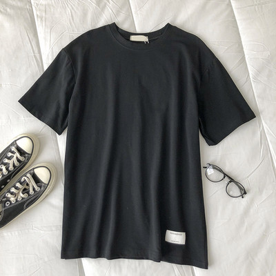 Ženska majica jednobojnog kroja s ovalnim izrezom