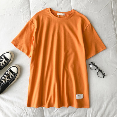 Ženska majica jednobojnog kroja s ovalnim izrezom