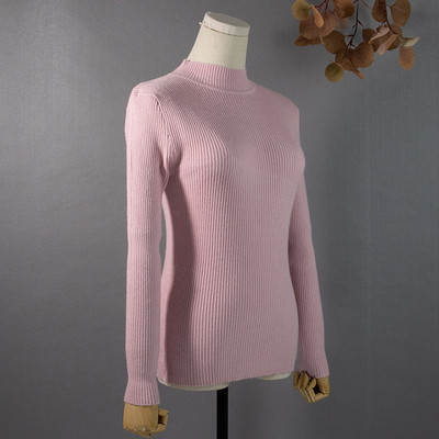 Γυναικεία κοτλέ μπλούζα με οβάλ λαιμόκοψη