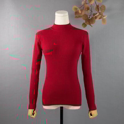 Γυναικεία κοτλέ μπλούζα με οβάλ λαιμόκοψη