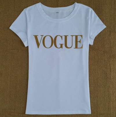 Μοντέρνο μπλουζάκι με χρυσή επιγραφή