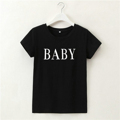 Μπλουζάκι επιγραφή - φαρδύ μοντέλο μοντέλο