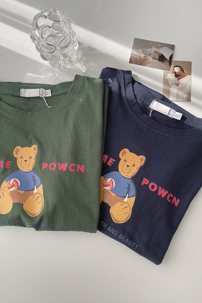 Ženska majica s aplikacijom medvjedića