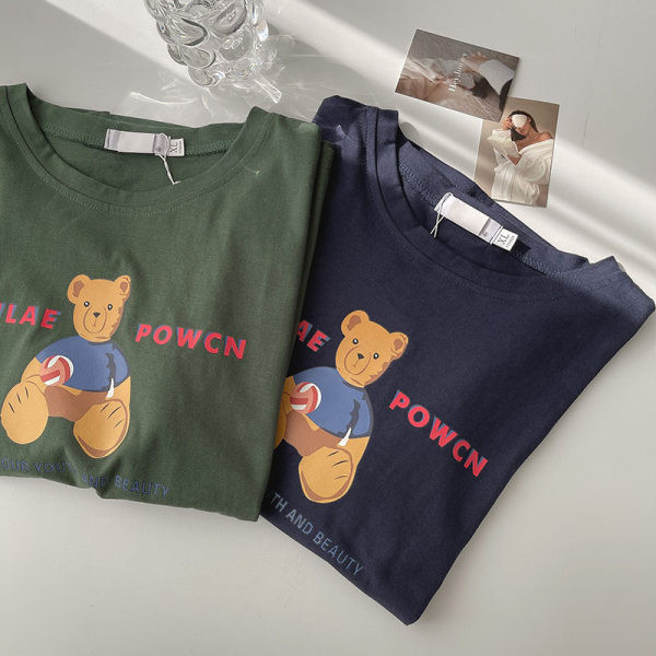 Ženska majica s aplikacijom medvjedića