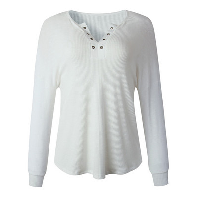 Novi model ženske casual majice sa špic izrezom