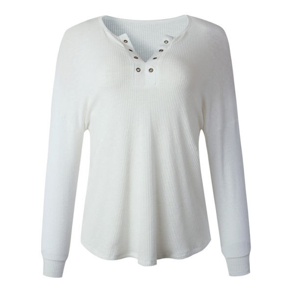 Novi model ženske casual majice sa špic izrezom