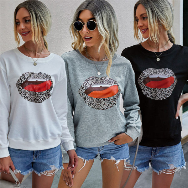 Ženska ležerna bluza sa aplikacijom u tri boje