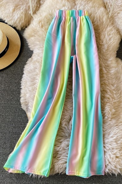 Ženske ležerne hlače s elastičnim strukom