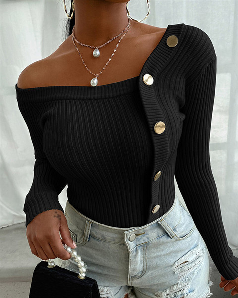 Κομψή γυναικεία μπλούζα με γυμνούς ώμους κατάλληλη για την άνοιξη