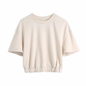 Ženska ležerna bluza s elastičnim strukom