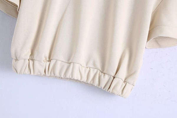 Ženska ležerna bluza s elastičnim strukom