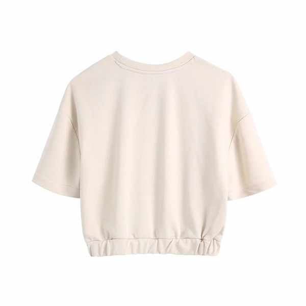 Ženska ležerna bluza s elastičnim strukom