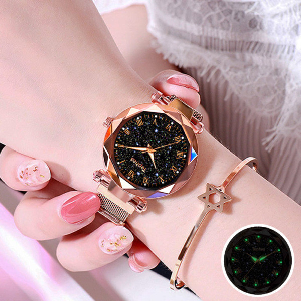 Дамски часовник  с магнитна закопчалка и няколко цвята