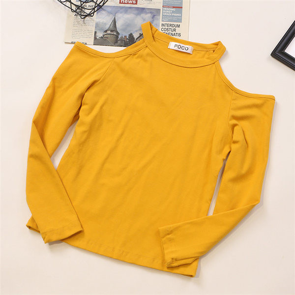 Ženska ležerna bluza s golim ramenima