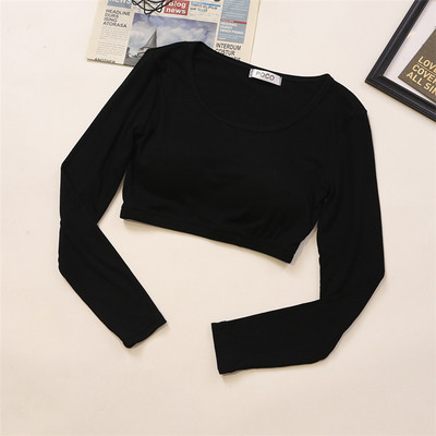 Kratka ženska bluza s dugim rukavima