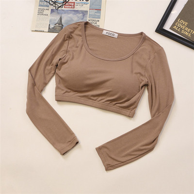 Kratka ženska bluza s dugim rukavima