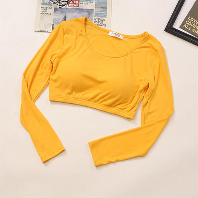 Kratka ženska bluza s dugim rukavima