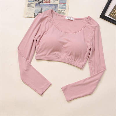 Kratka ženska bluza s dugim rukavima