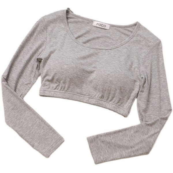 Kratka ženska bluza s dugim rukavima