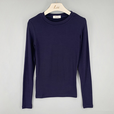 Γυναικεία μπλούζα casual με οβάλ ντεκολτέ