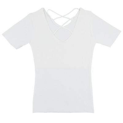 Γυναικείο μπλουζάκι νέου μοντέλου με κοντά μανίκια σε τρία χρώματα