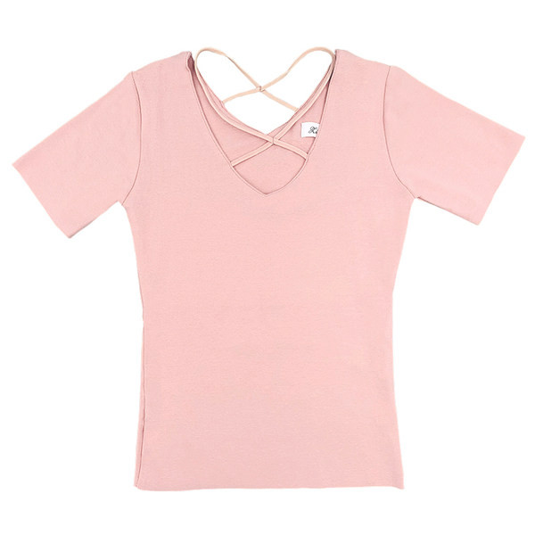 Γυναικείο μπλουζάκι νέου μοντέλου με κοντά μανίκια σε τρία χρώματα