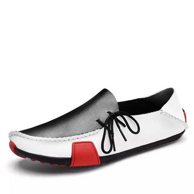 Muške cipele sa vezicama i eko kožom - tri modela