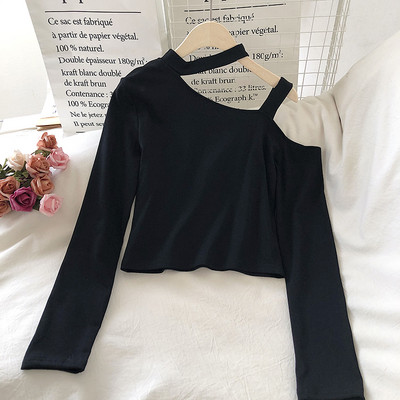 Ženska bluza u dvije boje sa dugim rukavima