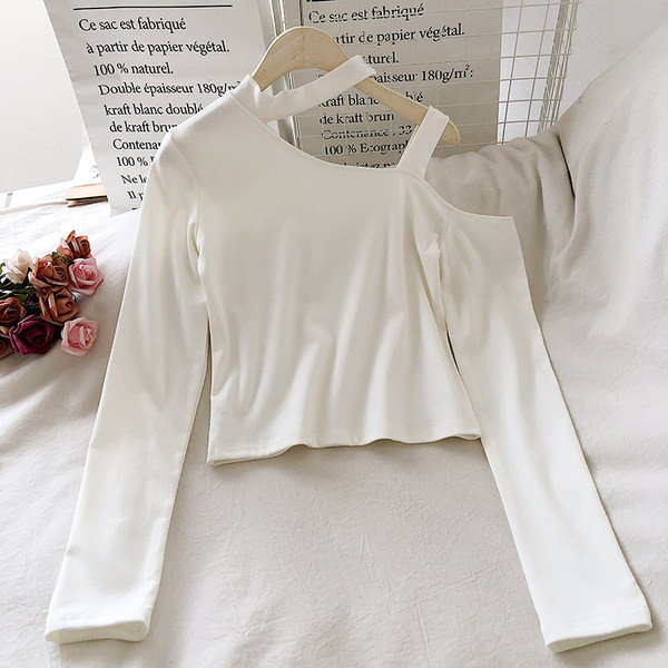 Ženska bluza u dvije boje sa dugim rukavima