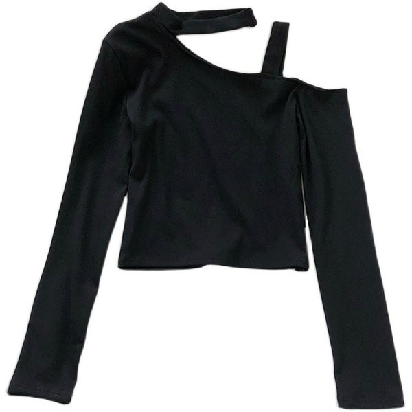 Ženska bluza u dvije boje sa dugim rukavima