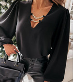 Ženska casual bluza sa širokim rukavima