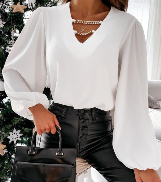 Ženska casual bluza sa širokim rukavima