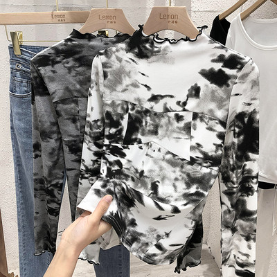 Moderna ženska bluza s poluvisokom kragnom