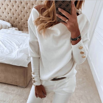 Moderna ženska bluza golih ramena, pogodna za proljeće