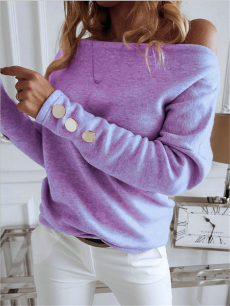 Moderna ženska bluza golih ramena, pogodna za proljeće