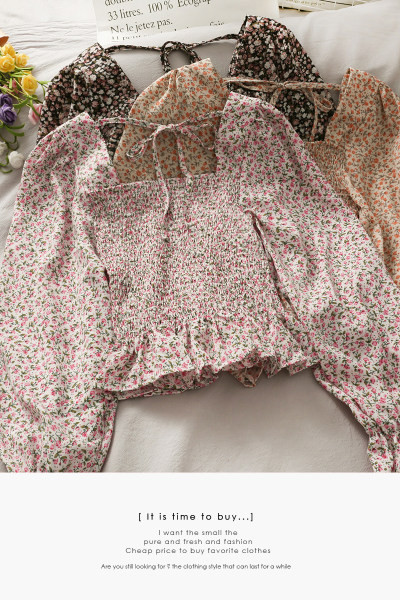 Γυναικεία μοντέρνα μπλούζα με τετράγωνο ντεκολτέ και κορδόνια